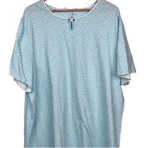 Women's Nightgown Sleep Dress Pajamas 100% Cotton Serenada Size 3X